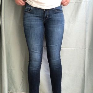 AE dark skinny jeans